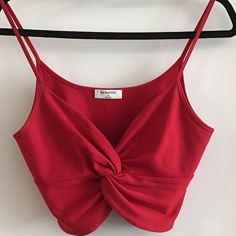Babaton Crop Top Red Size Medium